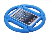 Steering Wheel Case Shockproof Protective Cover Eva Foam Handle Stand Case Cover for Apple iPad mini (Blue)