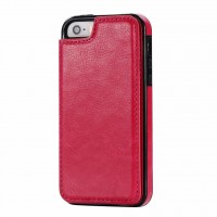 Apple Iphone 7 / 8 Wallet Case with Card Holder Premium pure Leather Kickstand Card Slots , Double Magnetic Clasp And Durable Shockproof Cover For Iphone 8