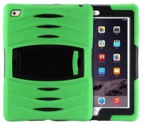 Heavy Duty Shock Proof Stand Scretchesproof bodyproof Case Cover For Apple ipad mini 4 (Green)