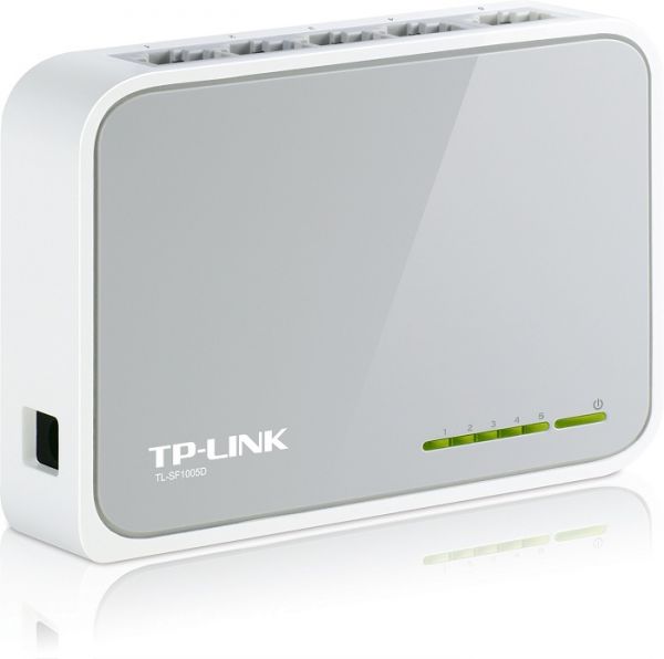 TP-Link TL-SF1005D 5-Port 10/100Mbps Desktop Switch / Network Switch