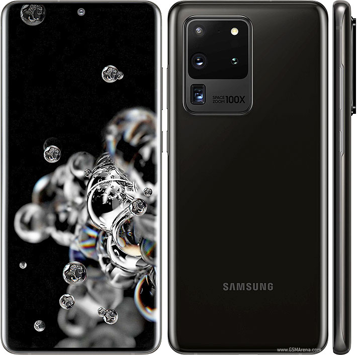 Used Mobile Phone Samsung Galaxy S20 Ultra 5G 128GB 12GB RAM