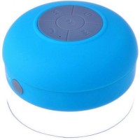 Small HIFI Waterproof Wireless Bluetooth Handsfree Mic Suction Blue Bluetooth Speaker Shower Car for phones