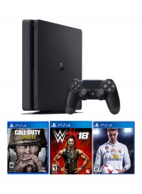 PlayStation 4 Slim 500GB Console With 3 Games