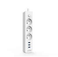 LDNIO USB Charger Adapter 3 Port Power Strip Home Travel Wall Charger 