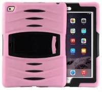 Heavy Duty Shock Proof Stand Scretchesproof bodyproof Case Cover For Apple ipad mini 4 (Light Pink)