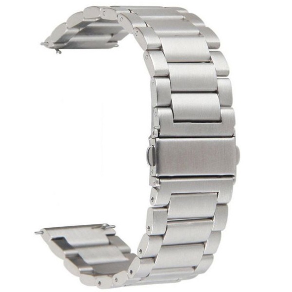 For Samsung Gear S3 Classic / S3 Frontier - Stainless Steel Smart Watch Band Strap - Silver