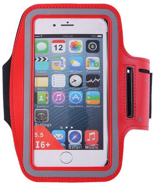 Sports Running Armband Case Cover Holder for iPhone 6/6s 4.7 inch-Red