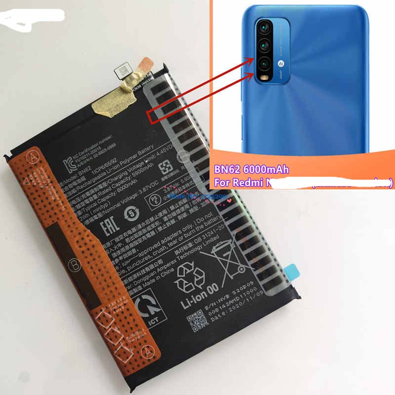 Redmi 9T Battery Replacement BN62