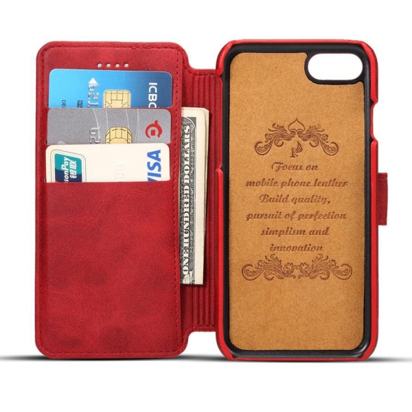 Apple iPhone 7 Plus Luxury Flip Cover Wallet Card Leather Phone Case Stand 